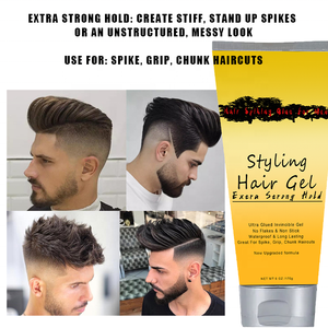 Gel Fijador para el Cabello Eco Profesional de Fijación Fuerte, Ultra Adhesivo, Invencible, Sin Residuos, No Pegajoso, Resistente al Agua, para Hombres - Product Image 5