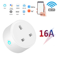 2024 Tuya UK prise de courant Smart Home Life APP Google Home Alexa 16A moniteur d'alimentation prise WiFi