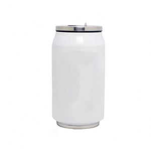 Free Design Custom Pattern 12 OZ Blank Coated Cup DIY Heat Sublimation Mug Cartoon Can Water Cup 304 Stainless <b>Steel</b> <b>Bottle</b> - Product Image 1