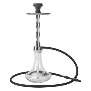 El Mejor Set de Hookah Alemán con Base de Vidrio Grande, Hookah de Acero Inoxidable 304 con Pinzas y Accesorios - Product Image 2