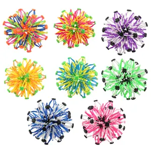 Popular DIY Kids plastic Throwing Magic Sensory Novelty Breathing flower Calming Fidgets Toys Stress Expandable Ball