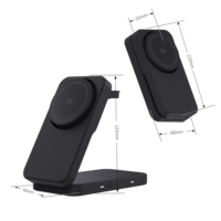 Station de charge sans fil magnétique pliable Qi2.2 25W rapide pour iPhone 18-12 Series, Airpods Pro, pour Samsung et Apple Watch Ultra