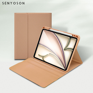 Syx OEM/ODM iPad Trường hợp vật liệu màu sắc thông minh wale-up/ngủ phù hợp với tất cả iPad thông minh từ da folia trường hợp - Product Image 1