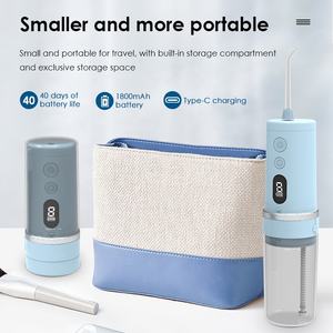 <span class=keywords><strong>Hydropulseur</strong></span> portable, capacité de 180 ml, étanche IPX7, pour la maison, l'hôtel, les voyages, jet d'eau pliable, irrigateur buccal - Product Image 4