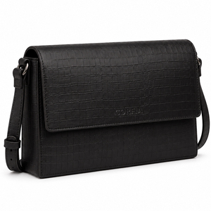 Bolso Bandolera de Piel Sintética con Grabado de Cocodrilo OEM ODM, Bolso Mensajero con Solapa, Correa Ajustable, Gran Capacidad, Bolso Cruzado de Trabajo para Hombre - Product Image 3