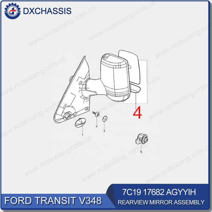 Genuine Rearview Mirror for Ford Transit Auto Spare Parts 7C19  