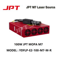 Mesin Pengukir Laser Fiber JPT Rotary 100 Watt Lightburn Mopa 100W Mesin Penanda Laser Logam