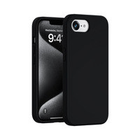 Pour Apple Advanced Sense Simple étui en silicone liquide pour iPhone 16E 7 Plus XS-étui de protection résistant à l'usure pour téléphone portable