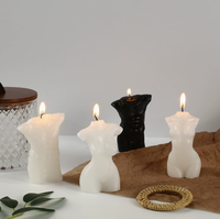 Bougie parfumée créative Lovsens, bougie en forme de mannequin réaliste, ornement décoratif, accessoires de photographie