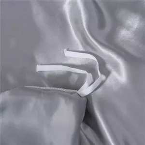 Bộ ga trải giường lụa cao cấp chất lượng cao, màu trơn, bán buôn, kích thước Twin, Queen, King - Product Image 6