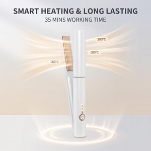 <span class=keywords><strong>Mini</strong></span> <span class=keywords><strong>lisseur</strong></span> <span class=keywords><strong>sans</strong></span> <span class=keywords><strong>fil</strong></span> 2 en 1, fer à friser portable, design <span class=keywords><strong>sans</strong></span> cordon - Product Image 4