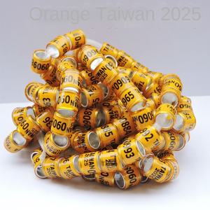 <span class=keywords><strong>2025</strong></span> Hoge Kwaliteit Gepersonaliseerde Aangepaste Race Duif Ring Aluminium En Plastic Kleur Met Naam Voor Huisdieren - Product Image 5