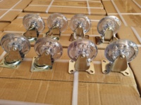 Roulettes transparentes en polyuréthane pour chaise de bureau, canapé et mobilier, 35/50/75 mm (1,5/2/3 pouces), pivotantes avec frein et protections filetées
