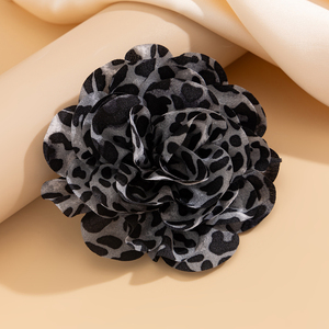 אופנה בד בד בד סרט בד נמר גדול הדפס בגד גוף עבור נשים אלגנטיות גברת אלגנטיות ללבוש בגדי תכשיטים אחרים - Product Image 4