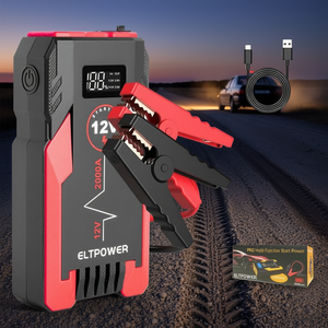 Arrancador de Baterías Eltpower 2000A 12V para Auto y Moto con Pantalla Digital y Carga USB C - Product Image 2