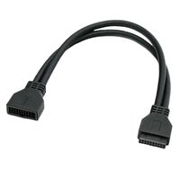 Câble d'extension USB 3.0 20 broches mâle-femelle, câble interne 5 Gbit/s pour panneau avant de carte mère, pour mise à niveau de boîtier PC