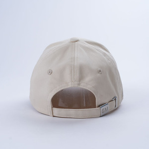 Tùy Chỉnh Người Lớn 6-Bảng Điều Chỉnh Bóng Chày Hat Cấu Trúc Màu Be Cotton Thêu Có Thể Điều Chỉnh Twill Hat Bông Vải - Product Image 6