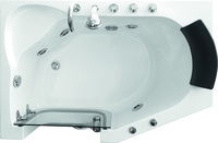 Haute qualité intérieur de plain-pied acrylique hydrothérapie Spa bain à remous fonctions de massage vente en gros en usine pour les personnes âgées baignoires