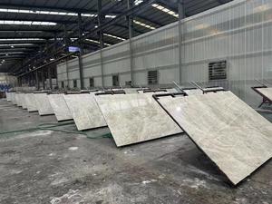 Brazil tự nhiên Taj Mahal <span class=keywords><strong>quartzite</strong></span> đánh bóng lớn slab ánh sáng màu xám đá cẩm thạch nhà khách sạn dự án tường sàn gạch Vanity bảng Top trang trí nội thất - Product Image 4