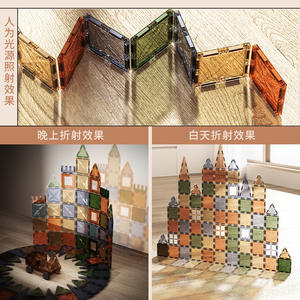 Paquete de Recarga de Bloques Magnéticos Sway, Bloques de Construcción Educativos para Niños y Niñas de 3 a 6 Años, Juego de Juguetes de Plástico - Product Image 5