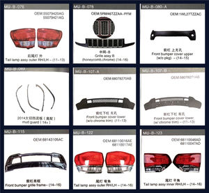 Eclairage latéral musulman noir, pas de réglage, pour JEEP Grand Cherokee, OEM 2011 2012 2013 2014 2015 2016 82212130 - Product Image 4