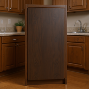 Película Autoadhesiva de PVC Color Roble Oscuro para Puertas, 197 x 35.4 Pulgadas, para Cubrir Muebles - Product Image 2