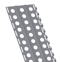 Tablón de acero molido temporal duradero Estera Perforada Industrial Lugar DE TRABAJO Superficies de piso de seguridad Marston Mat Cover