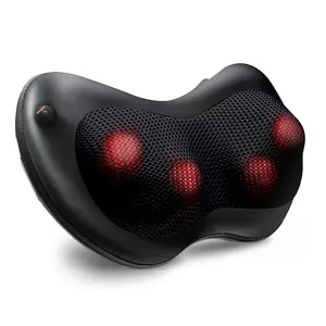 The Massage Pillow New Concept Smart Multi-Purpose Car Use Electric Neck Shoulder Massager Shiatsu Heat Massage Pillow