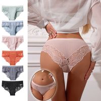 Culottes grande taille pour femmes, couvrantes, avec dentelle, sous-vêtements confortables pour femmes