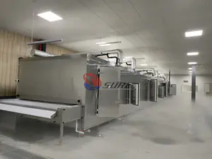 Easy To Operate Fast Tunnel Freezing Chicken Freezer Machine