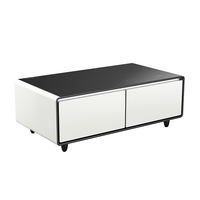 Table basse intelligente Primst avec réfrigérateur pour boissons, vin et bière, pour la maison, le salon, meubles de salon