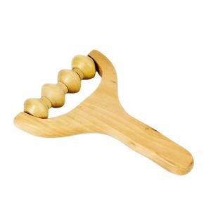 Mini Masajeador Facial de Madera con Rodillo Manual, Elimina Arrugas y Relaja los Músculos del Cuerpo, Otros Productos de Masaje - Product Image 1