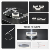 Lentille de focalisation optique 8mm F50 PMMA 1064nm, module de lentille de protection laser, accessoire d'outil d'instrument de précision, installation neuve