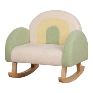 Fauteuil à bascule en velours Teddy pour enfants, canapé de haute qualité, canapé pour enfants pas cher, vente en gros de chaises pour bébés, meubles pour enfants dans la chambre à coucher - Product Image 1