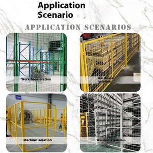 Red de aislamiento de acero para Taller, almacén, carretera, río, Robot, valla para fábrica para entornos urbanos y rurales, valla de malla - Product Image 4