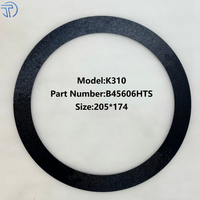 Plaque de friction de verrouillage du convertisseur de couple pour voiture particulière K310, référence B45606HTS, 205*174, IATF 16949/ISO 9001