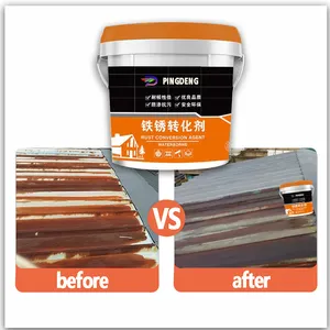 Rust Converter Fixing Adhesive Agent Long Lasting Deruster Water-Based Metallic Paint Anti-Rust Primer Metal Surface Rust Remove