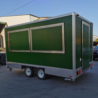 Rue mobile Square Food Truck Fod BBQ Hamburger Hot Dog Chariot de vente de nourriture Concession Remorque de nourriture à vendre en Chine