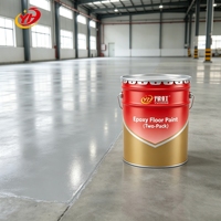Revêtement de sol époxy bicomposant auto-nivelant, usine Yongxing, peinture pour béton de parking souterrain, haute brillance, résistant à l'usure