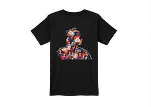 T-Shirt per l'Empowerment Femminile, Vestibilità Regolare, Collo Tondo, 100% Cotone, Stampa Digitale, Stile Casual, Per Tutte le Stagioni - Product Image 1