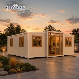 บ้านสำนักงานสำเร็จรูปคุณภาพสูง SUNRISE ลดราคาพิเศษ บ้านคอนเทนเนอร์เคลื่อนที่แบบขยายได้ - Product Image 1