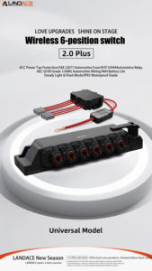 IATF16949 4x4 hors route <span class=keywords><strong>Camping</strong></span> en plein air contrôle d'éclairage <span class=keywords><strong>interrupteur</strong></span> sans fil multi-code IP66 <span class=keywords><strong>interrupteur</strong></span> étanche - Product Image 4