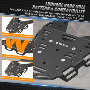 NICECNC Sacoche de transport pour moto avec support de sangle, porte-bagages et porte-paniers pour <span class=keywords><strong>KTM</strong></span> <span class=keywords><strong>690</strong></span> Enduro R 2008-2018 2017 2016 <span class=keywords><strong>2015</strong></span> - Product Image 3