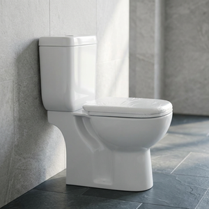 Ceramic Two Piece Wall Hung Water Closet Toilet P <b>Trap</b> WC Modern Bathroom Porcelain Commode Nigeria Export - Product Image 5