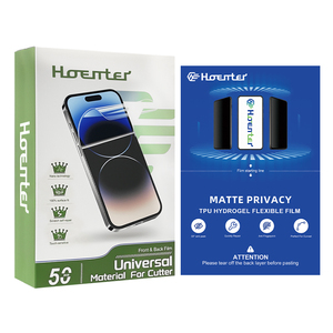 ฟิล์มกันรอยไฮโดรเจล TPU ป้องกันรอยนิ้วมือ 2.5D/3D แบบนิ่ม ป้องกันรอยขีดข่วน ฟิล์มกันมองเห็นสำหรับโทรศัพท์มือถือ 15 Pro Max กล้อง - Product Image 2