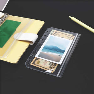 A6 جيوب الموثق واضحة ، 3 جيوب ، مظروف ميزانية المال بدون سحاب ، مظاريف نقدية - Product Image 3