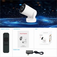 Proyector Inteligente Actualizado 2026 HY300 Ultra Quad-core WiFi Conexión Inalámbrica Ultra Rápida BT5.0 4K 8K HD Android 14