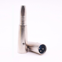 Adaptateur audio stéréo pour microphone TRS/TS, convertisseur micro/haut-parleur, XLR vers prise 6,35 mm, XLR mâle 3 broches vers femelle mono 1/4" (6,3/6,5 mm)