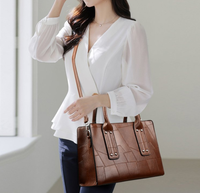 Sac à main pour femme en cuir PU de luxe, ensemble de mode imperméable 3 en 1, sac à main et porte-monnaie pour femme