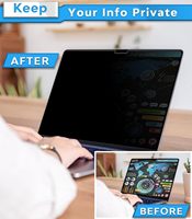 Protector de Pantalla Magnético de PET Suave para MacBook Pro 14.2 pulgadas M4 2024 A3401, Removible para Portátil